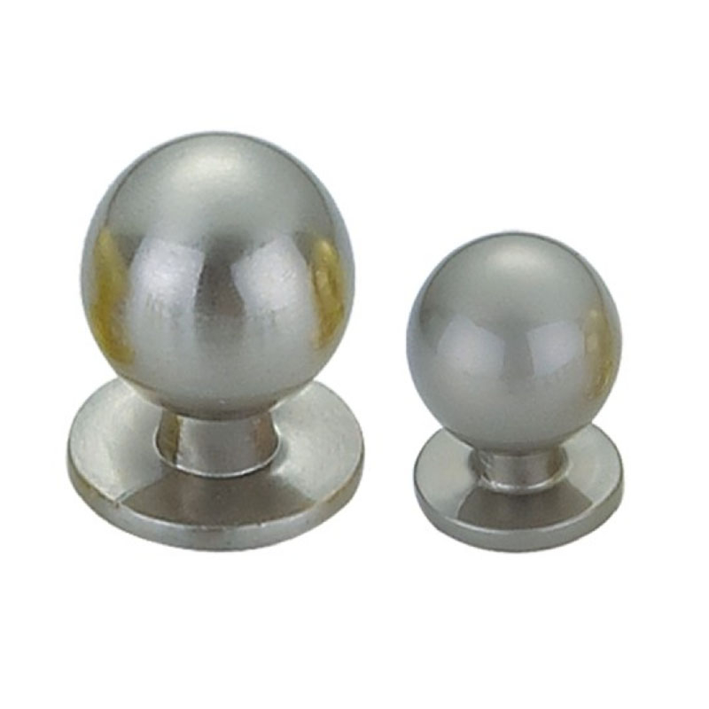 Botão de forma de bola de liga de zinco Punho de bola Punho de armário Punho de guarda-roupa