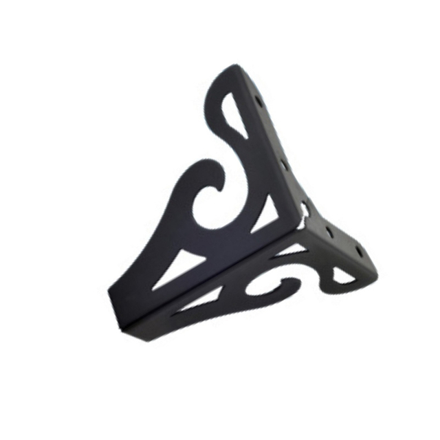 Perna de móveis de metal com flores de design exclusivo para sofá