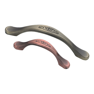 Hardware de liga de zinco por atacado 96mm 128mm alça de hardware para móveis alça de aço inoxidável