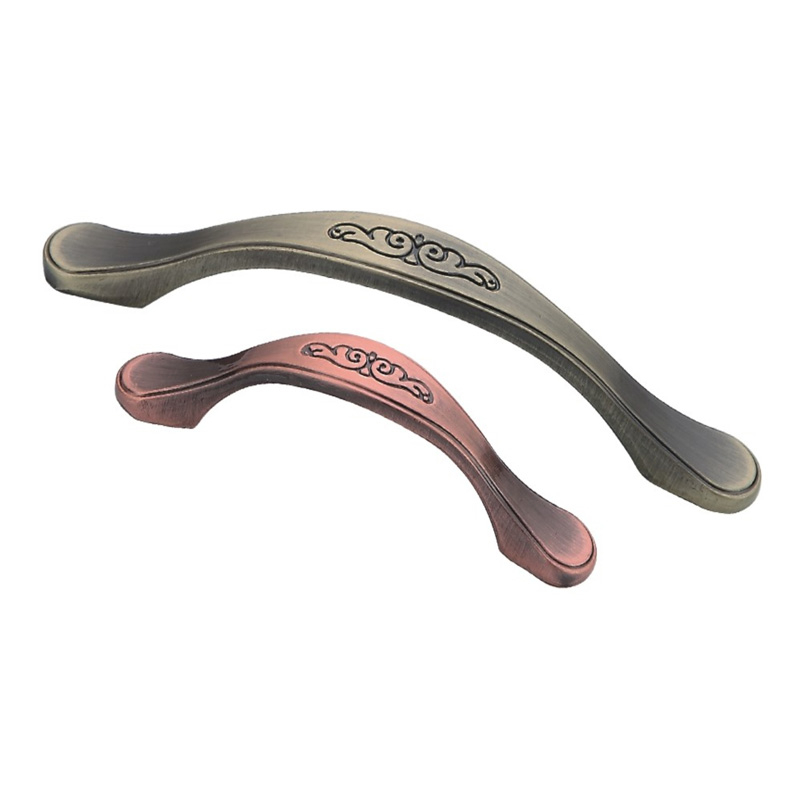 Hardware de liga de zinco por atacado 96mm 128mm alça de hardware para móveis alça de aço inoxidável