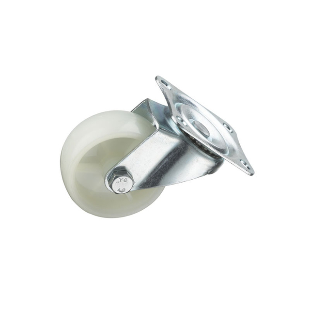 Roda fixa de nylon sem quebra para carrinho