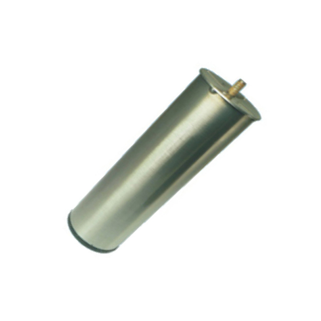 Perna tubular revestida de zinco para sofá, perna de metal, perna de mesa, perna de mobília
