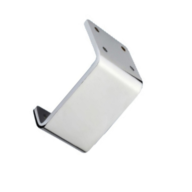 Perna de móveis de metal escovado cor prata para sofá