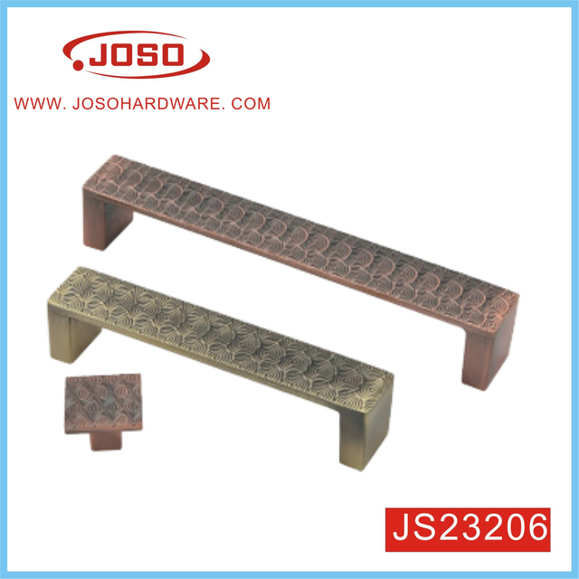 Puxador retangular de cobre antigo de cristal para guarda-roupa de armário de cozinha