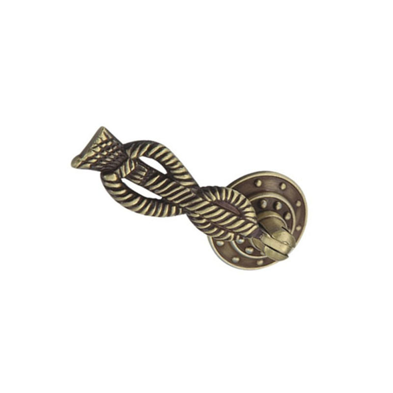 Punho de tração do botão da cômoda de bronze antigo clássico da liga de zinco do estilo europeu 55mm