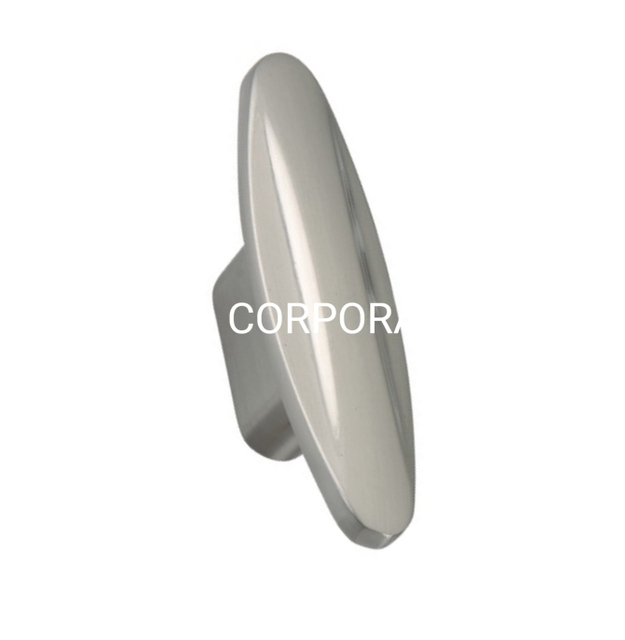 Moda 55mm liga de zinco oval maçaneta da gaveta alça de escritório alça furniutre maçaneta do guarda-roupa