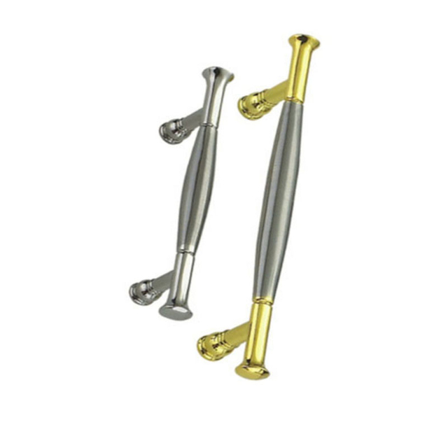 Punho dourado e escovado do armário da liga de zinco 64mm 96mm 128mm