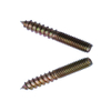 Parafuso passador de rosca dupla de aço Hardware para móveis Parafuso de madeira Parafuso para guarda-roupa