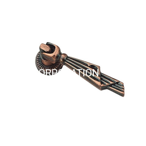 Fornecimento de fábrica em liga de zinco 60 mm de cobre antigo puxador de armário alça de guarda-roupa