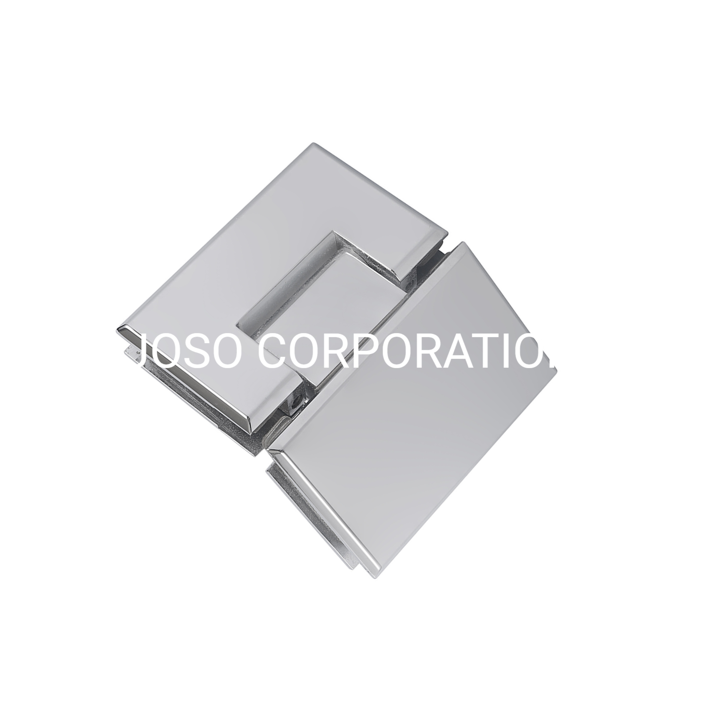 Dobradiça de porta de vidro de 135 graus para hardware de vidro de porta de chuveiro resistente