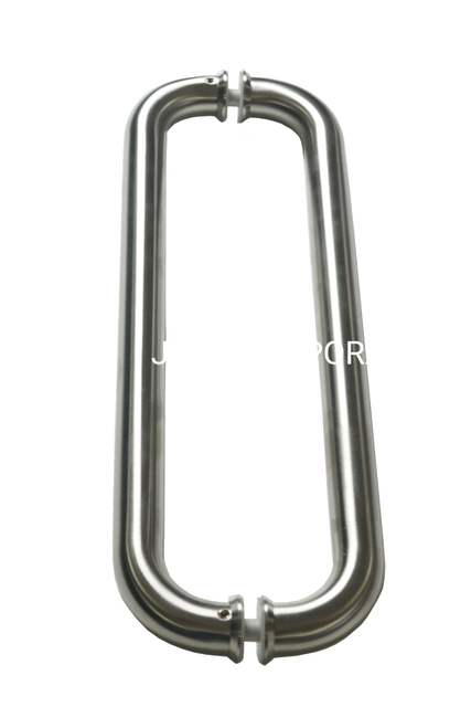 Maçaneta de porta de vidro tubular personalizada, maçaneta de metal de grau, maçaneta de porta de escritório