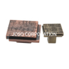 Gaveta de punho liga de zinco de cobre antigo quadrado clássico de 28mm 45mm
