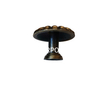 Puxador de liga de zinco de latão antigo de 27 mm para armário de gaveta e porta