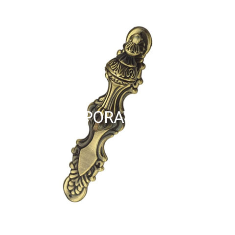 Liga de zinco de alta qualidade 120mm maçaneta da porta de móveis externos maçaneta do guarda-roupa