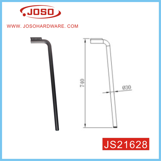 Perna moderna de móveis de metal curvado de venda quente para mesa de canto