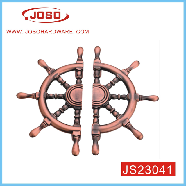 Alça de móveis elegante tipo leme para porta do quarto