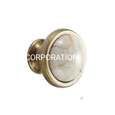 Fornecimento de fábrica liga de zinco 34mm puxador para móveis puxador de cogumelo botão do gabinete