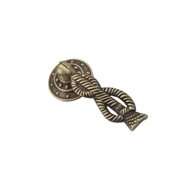 Punho de tração do botão da cômoda de bronze antigo clássico da liga de zinco do estilo europeu 55mm