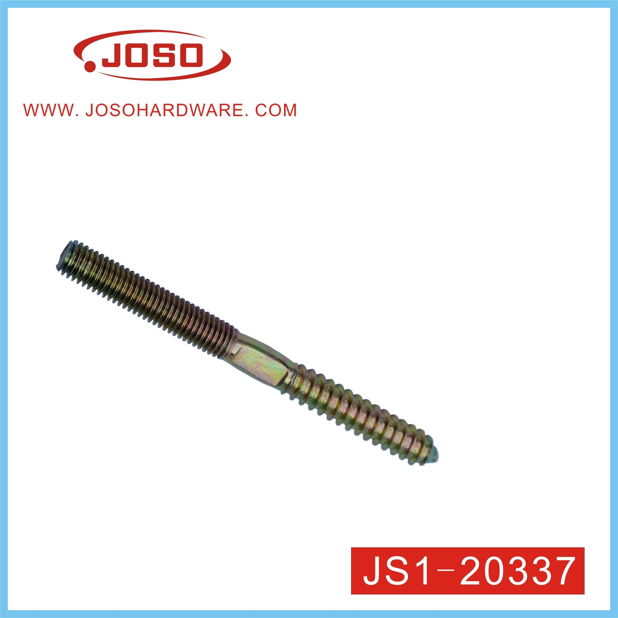 Parafuso de fixação de metal zincado de hardware para gabinete