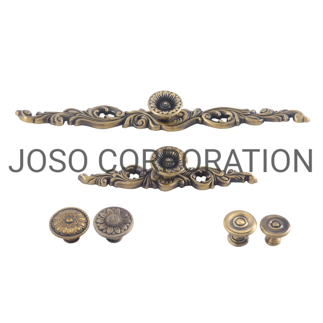 Botão de decoração com acabamento em latão antigo, estilo retrô, alça pequena, peças de móveis, acessórios para móveis, botão de armário