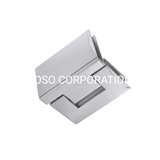 Promoção Especial Dobradiça de vidro ajustável de 90 graus de latão para banheiro, acessórios para banheiro