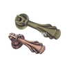 Punho de gaveta de bronze antigo de cobre antigo liga de zinco de 53mm