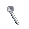 Maçaneta de cozinha com maçaneta de aço acetinado 304 sólido de 130 mm