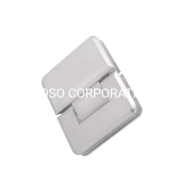 Hardware de banheiro Dobradiça de porta de vidro de 180 graus para banheiro