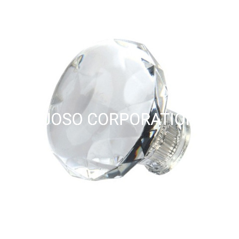 Maçaneta de cristal da moda para móveis, maçaneta do armário, maçaneta da cozinha