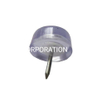 Fornecimento de fábrica de plástico transparente 18mm mesa prego deslizar conector protetor de cadeira