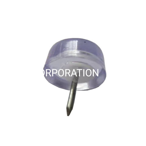Fornecimento de fábrica de plástico transparente 18mm mesa prego deslizar conector protetor de cadeira