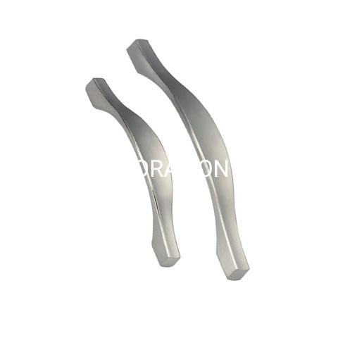 Puxador de armário de liga de zinco fashion 64mm Puxador de guarda-roupa Puxador de móveis Puxador de gaveta