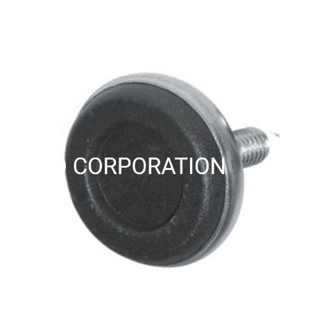 Plástico popular com parafuso ajustável de aço, conector de perna de mesa de hardware de gabinete