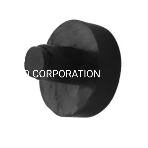 Acessórios para móveis com conector de almofada plana de diâmetro de plástico de fornecimento de fábrica de 17 mm