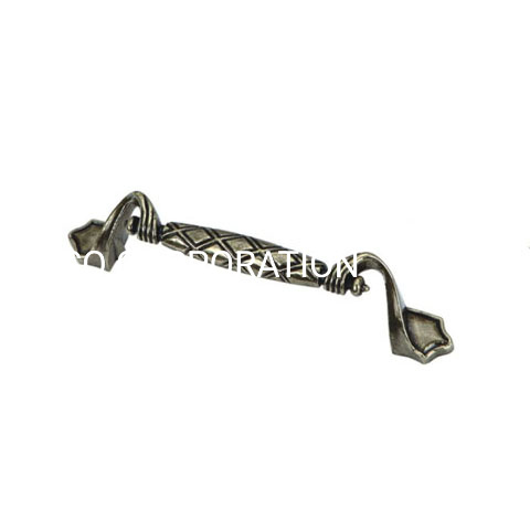 Fornecimento de fábrica antigo cobre liga de zinco 96mm alça de armário alça de armário
