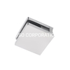 Braçadeira quadrada de latão de aço inoxidável para porta de vidro de 8-10 mm de acessórios de banheiro