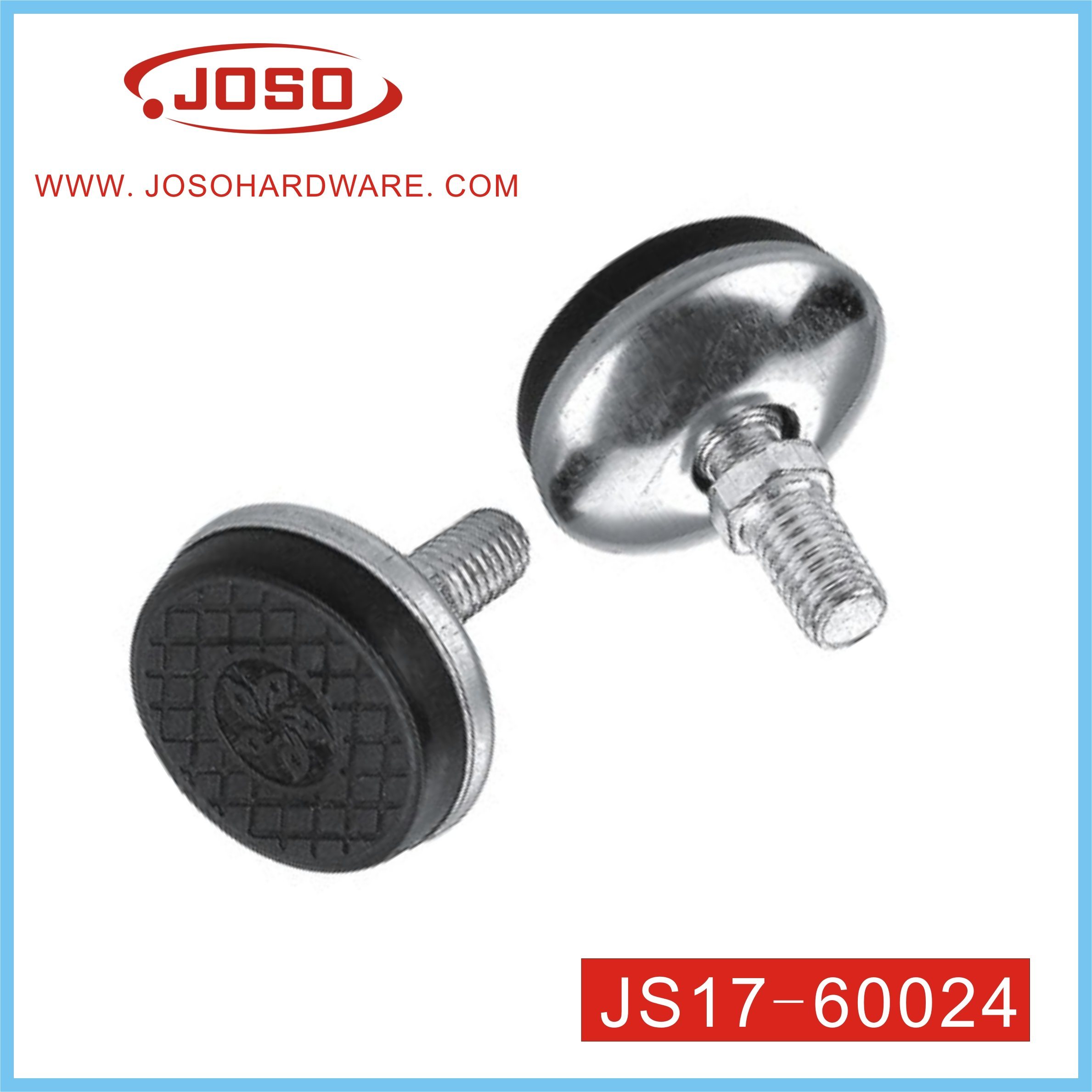 Parafuso de ajuste antiderrapante de metal de ferragens de móveis para conector