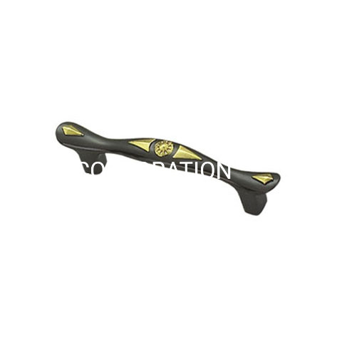 Punho liga de zinco do punho da gaveta do punho da tração da mobília 64mm da decoração