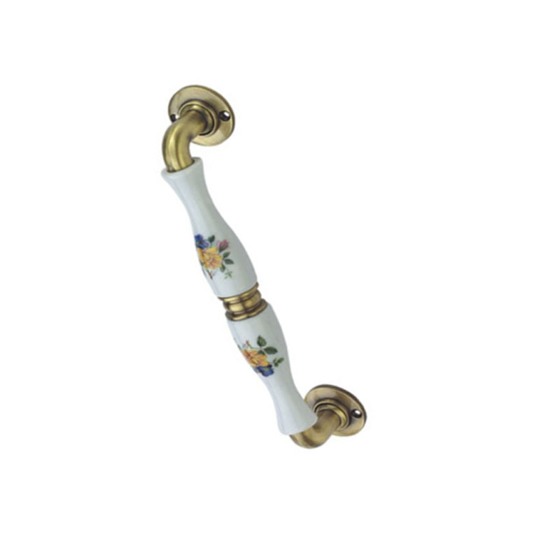 Forme o punho 300mm dourado e escovado liga de zinco da decoração de 250mm