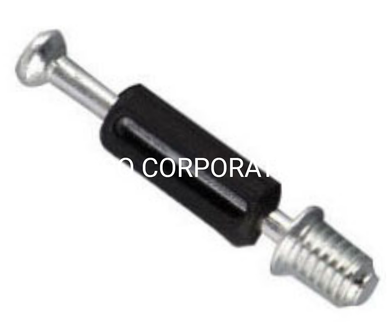 Venda superior Plástico preto e parafuso preto móveis acessórios de montagem de móveis suporte de prateleira de parafuso de gabinete