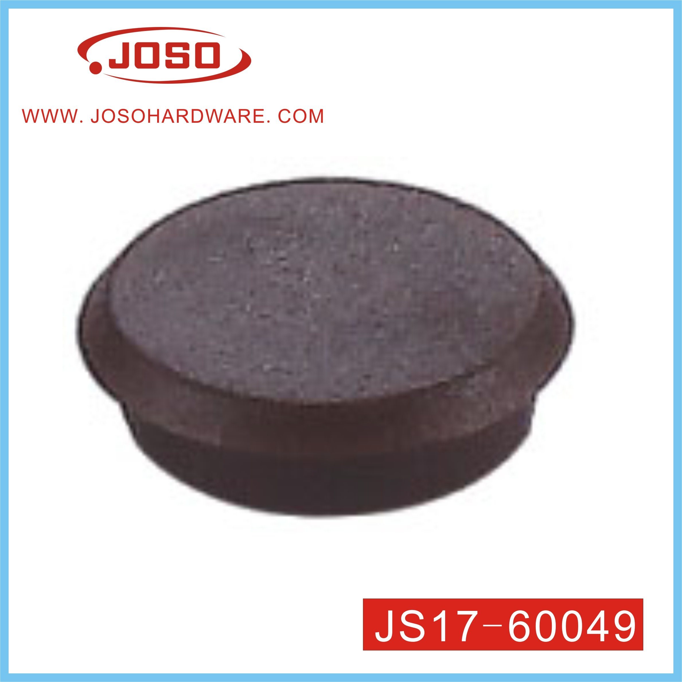 Parafuso de cabeça redonda de plástico de 9,5 mm de diâmetro de ferragens para móveis para perna de sofá