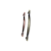 Punho de armário de bronze antigo clássico do estilo europeu 96mm 128mm