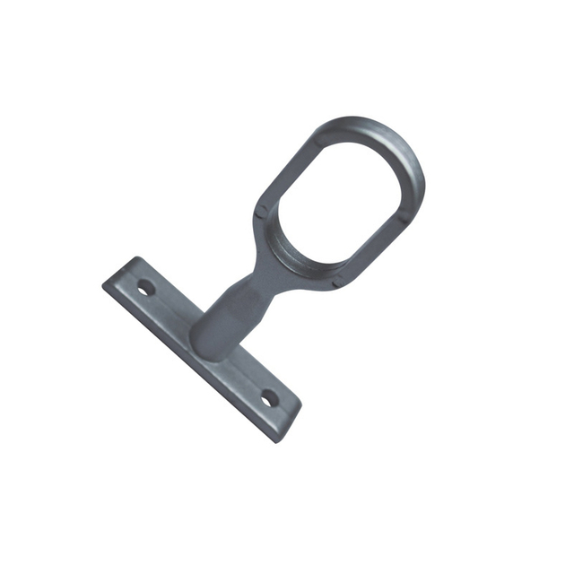 Suporte central de trilho de guarda-roupa de fornecimento de fábrica para barra de roupas oval