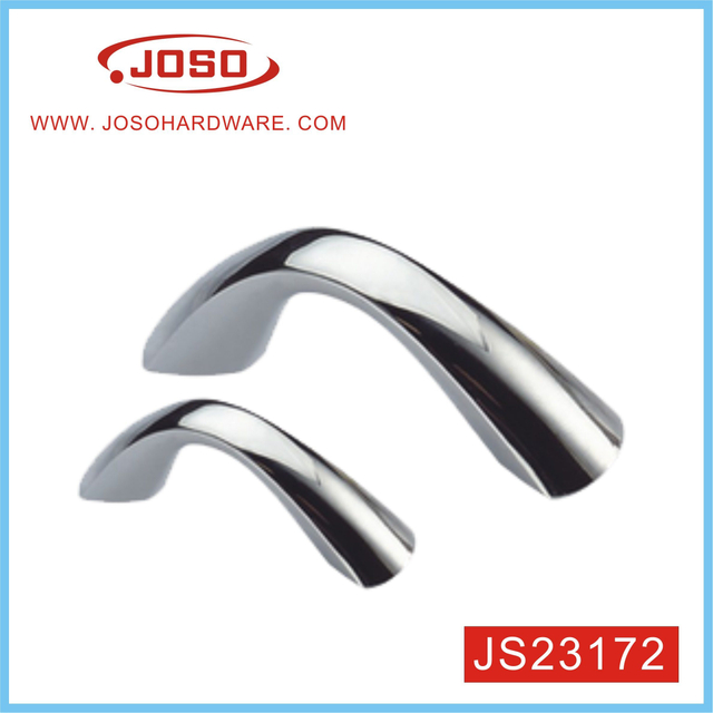 Puxador cromado brilhante para gaveta da cômoda do quarto