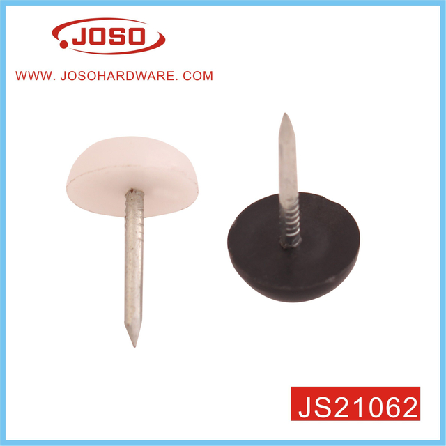 Deslizamento de unhas de móveis de plástico popular para cadeira