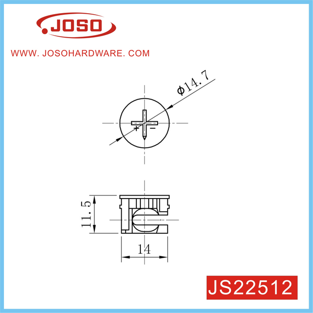Acessórios de conexão de alta qualidade de came para móveis
