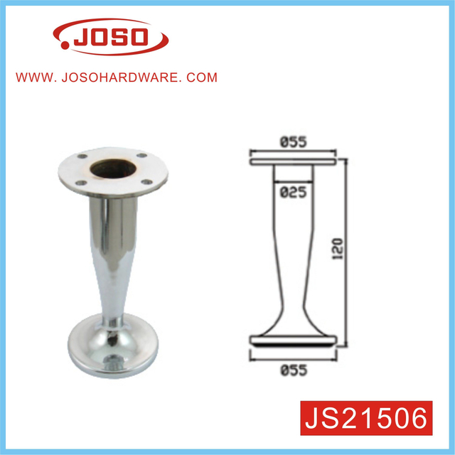 Pernas modernas personalizadas de alta qualidade com acabamento escovado para sofá