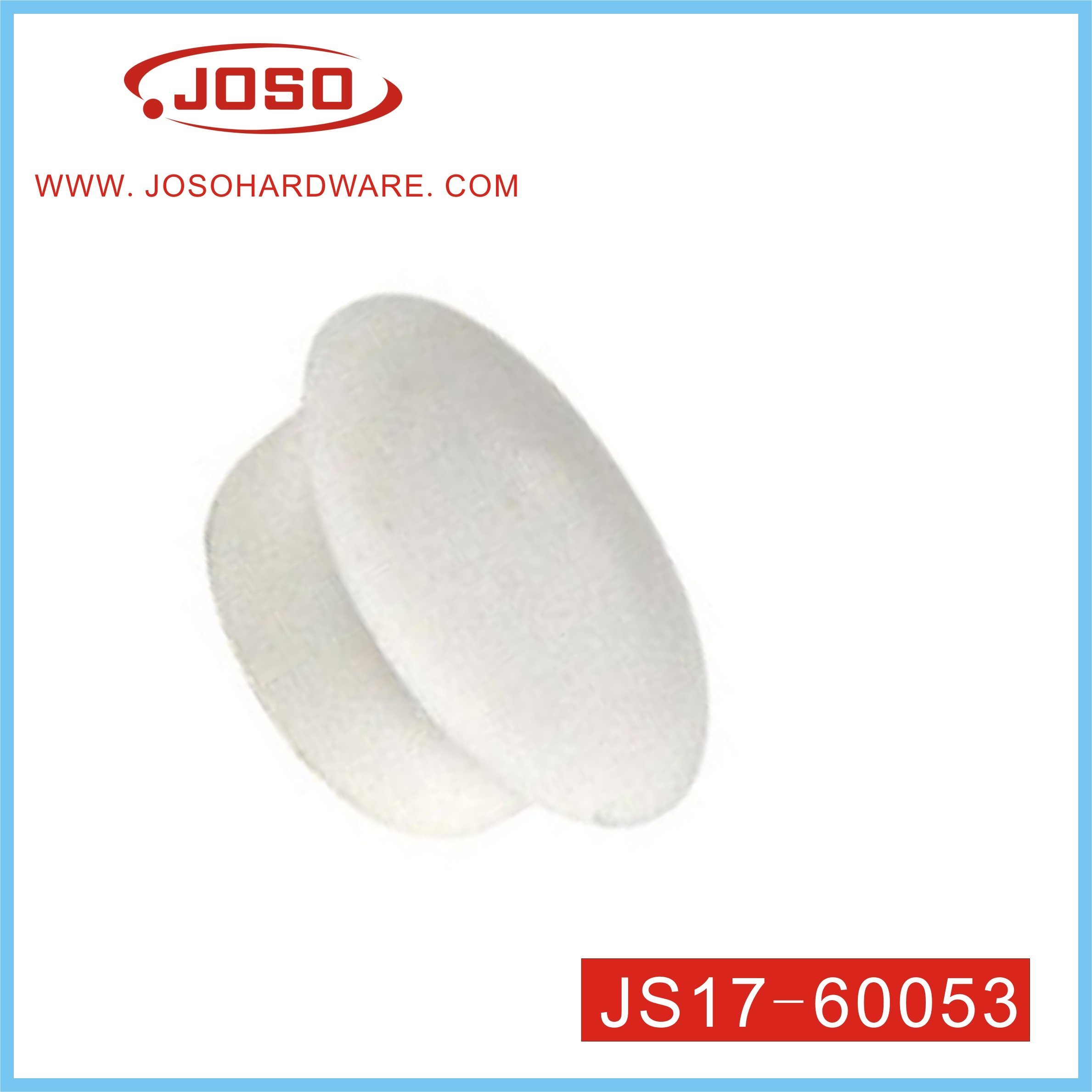 Tampa de parafuso de cogumelo de 16 mm de diâmetro branco de hardware para perna de mesa