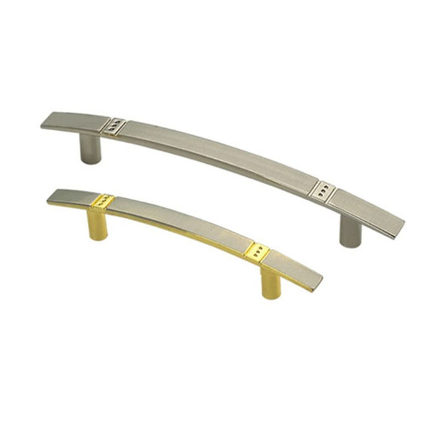 Acessórios escovados da gaveta punho liga de zinco de 64mm Furntiure