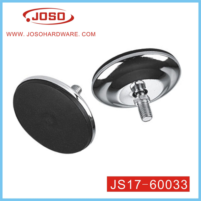 Parafuso ajustável de aço preto de ferragens para móveis para conector